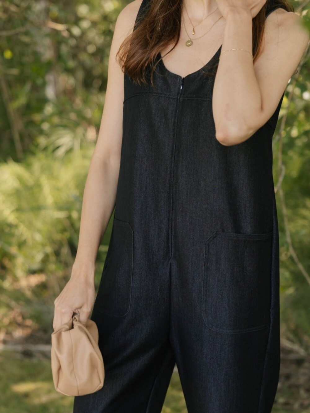 Smash+Tess Melani Denim Romper - Picture 3 of 10